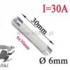 30A bezpiecznik ceramiczny szybki; 6x30mm