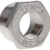 Złączka rurowa ze stali nierdzewnej gwint 1 1cal RS PRO gwint 2 1/2cal Sześciokątne, Redukcja Z gwintem