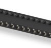 PCB terminal, 24 pole, pitch 5.08 mm, AWG 30-12, 17.5 A, cage clamp, black, 2-1546073-4