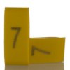 Znacznik do kabli Ovalgrip Wsuwane HellermannTyton zakres 6 mm Czarny zakres 2.5 mm 7 Żółty 901-10485