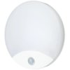 Lampa Natynkowa Plafon LED Kinkiet z Czujnikiem Ruchu i Zmierzchu 10W Barwa Neutralna 4000K IP44 ORBIS Kobi