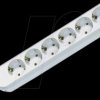 381.249K SMART socket strip, 6-way, type F - CEE 7/3, white