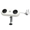 Przedłużacz 2gn 1.4m 2xUSB biały biurkowy + uchwyt 2x2P+Z