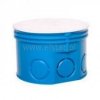 Puszka Z70K podtynkowa z pokrywą; 70mm; niebieska