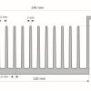 Radiator; C14069; 5,95kg/m; żebrowany; 140mm; 68,5mm; Firma Piekarz
