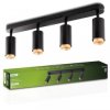 Lampa Sufitowa Reflektor 4x GU10 ELIGIS Czarny LUMILED