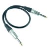 1M 6.35mm Mono to 6.35mm Mono Jack Plug Lead