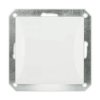 OPAL Wyłącznik pojedynczy do ramki przycisk podświetlany biały WP-1/S/m Op BI