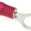 Zacisk oczkowy rozmiar przewodu 1.65mm² Ø 5mm izolowany średnica wew 5.3mm Czerwony JST