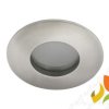 Oczko halogenowe, oprawa sufitowa punktowa szczelna stała QULES CT-DS83-SN 12V 1x35W MR16 Gx5.3 IP44 satynowy nikiel 04706 KANLU