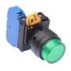 YW1L-M2E10Q0G Green 22mm Momentary Push Button Switch NO IP65 IDEC