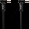 CSGL40120BK15 Coaxial cable, IEC connector <> IEC port, 1.50 m, round, black