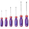 WorkPro WP200504 Set Screwdriver 6 pc Universal PH0 PH1 PH2 Bit Holders