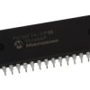 Mikrokontroler Microchip PIC16F74 PDIP 40-pinowy Otwór przelotowy PIC 7kB 8 bit 20 MHz, 192 bit RAM Flash, 2 V
