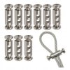 10 Sztuk MOCOWANIE LINKI STALOWEJ - TYP E 5,9X10MM - ZACISK LINKI STALOWEJ