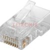 WTYK TPLUG 8P/8C RJ45 RW OKRĄGŁY DRUT