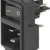 Combination element plug C20, 3 pole, screw mounting, plug-in connection, black, EC11.0021.001