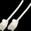 K8108WS.0,15 Cat.6a patch cable, U/UTP, ultraflex, 0.15m, white