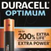 Duracell Optimum, alkaline battery, AA (Mignon), 4 pcs.