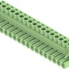 Socket header, 18 pole, pitch 5.08 mm, straight, green, 1410330000