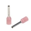 Końcówka kablowa zaciskana 0.34mm² długość 6mm Różowy średnica 0.8mm Izolowane RS PRO