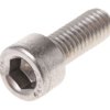 Wkręt z łbem gniazdowym Jednostki metryczne, Zwykłe Stal nierdzewna, M16 długość 40 mm Nakrętka, gniazdo sześciokątne RS