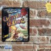 Gemini Wing - C64 Video Game Artwork on Rustic - Metal Sign