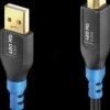 FI-U200-003 USB 480 Mb/s cable, A plug to B plug, 0.3 m