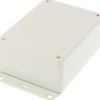 ABS enclosure, (L x W x H) 110 x 82 x 44 mm, light gray (RAL 7035), IP54, 1591SF2GY