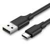 Kabel USB/USB-C 0,25m UGREEN QC3.0 25cm 3A Czarny US287 60114