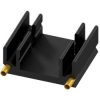 Extruded heatsink, (L x W x H) 25 x 29 x 12 mm, 13.5 to 4.19 K/W, black anodized, SK 145 25 STC TO 218