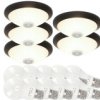 Komplet 5X Plafon Z Czujnikiem Ruchu 360 Czarny E27 400.010.143 Horoz + 10 X...