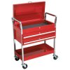 Sealey CX1042D Trolley 2-level Extra Heavy-duty with Lockable Top and 2 Drawers