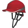 Hełm budowlany z ABS o kształcie czapeczki baseball 2 możliwości regulacji kol.czerwony fluo roz.REGULOWANY TETE DIAM5UPROFLL