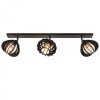 Lampa sufitowa drewno 3xE27 NORA BLACK