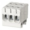 Listwa zaciskowa 3-torowa Al/Cu 2,5-50mm2 na szynę TH35 szary FJ-E50/3 HEDO