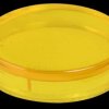 881021 Reflector covering cap, smooth, yellow