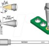 R470041 R470 soldering tip, special types, R470041/dia. 1.5 mm, pin sold