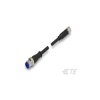 TE Connectivity 2273110-4 Cables 3pos PUR 1.5m M8 Socket M12 Plug