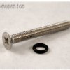 Screw, steel, (L) 18 mm, black, 1594WMS100