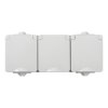 TEKNO IP65 sz gniazdo 3x2p+Z poziom Kanlux 2251