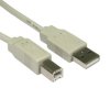 RS PRO Kabel USB z gniazdem IC Męski Złącze A USB typu A Złącze B USB B Męski dł. 1.8 m USB 2.0 kolor: Szary