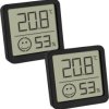 TFA Dostmann 2-pack Termohigrometr czarny 30.5053.01.02