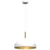 Lampa Wisząca Lincoln White/Gold 1Xe27 35Cm Mlp8031 Milagro