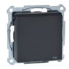 MERTEN Gniazdo pojedyncze z uziemieniem i klapką IP44 z przesłoną śrubowe antracyt połysk Sys M MTN2614-0414 SCHNEIDER ELECTRIC