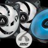 ACFAN00229A Arctic case fan P12 PWM PST RBG, pack of 3