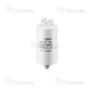 Kondensator silnikowy, 10uF, 450 V AC, 5%, 35x65mm, -25 +70°C, konektory 6.3mm, śruba montażowa...