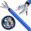 Kabel sieciowy U/FTP kat.6A skrętka 4x2x0,56mm zewnętrzny żelowany z podwójną powłoką PE niebieski Molex