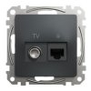 SEDNA DESIGN & ELEMENTS Gniazdo komputerowe-TV (kat.6 UTP) antracyt SDD114469T SCHNEIDER ELECTRIC