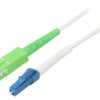 Sca-Lcu/Os2-100Wh Patch Cord Światłowodowy Os2 Lc/Upc,Sc/Apc 10M Lszh Biały